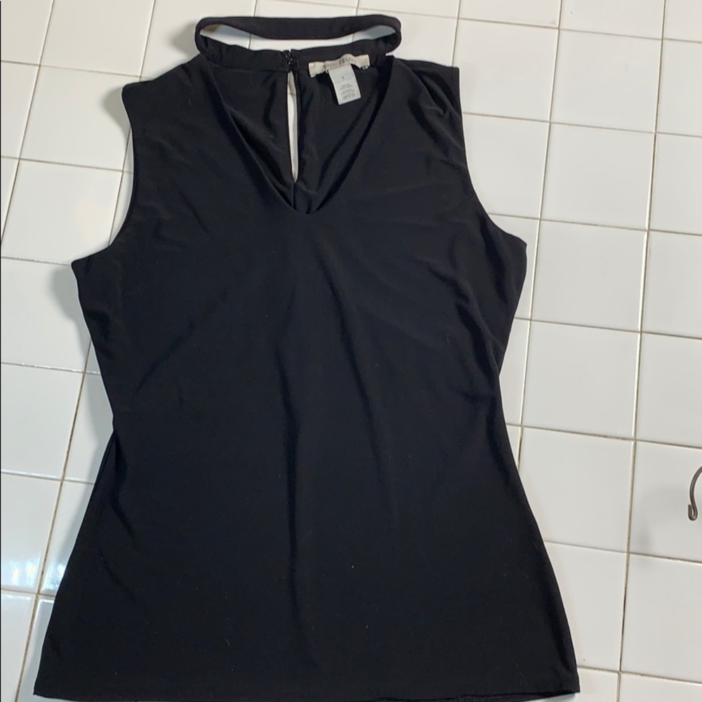 White House Black Market Fitted choker top